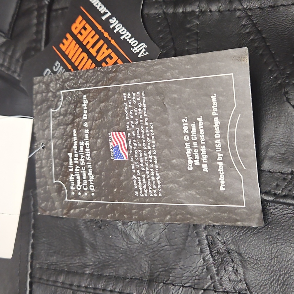 Diamond Supply Co. Black Leather Vest - Picture 4 of 16
